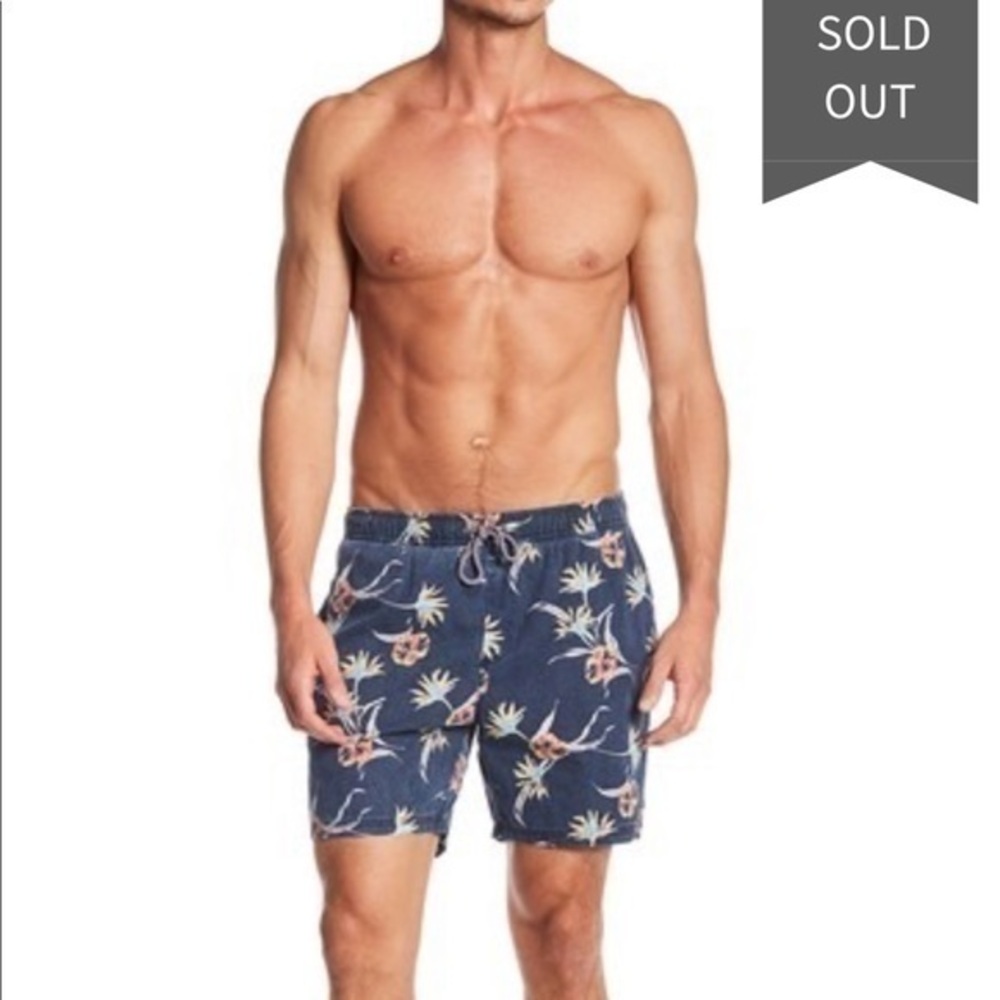 7 Diamonds drawstring printed shorts